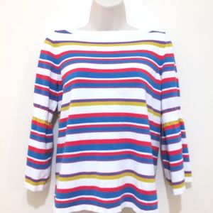 Next Knit Top Ladies Size UK 12 Striped